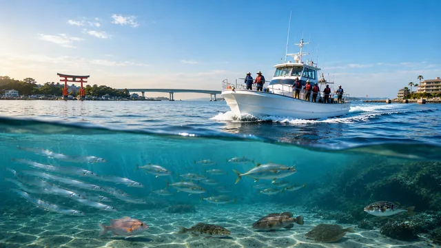 浜名湖の海