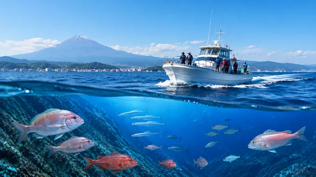 駿河湾の海
